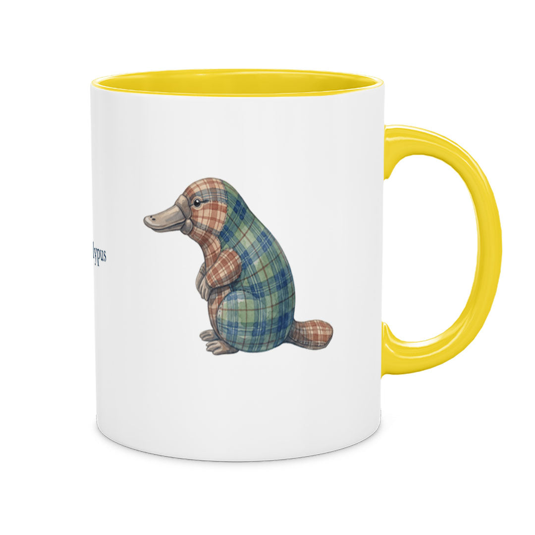 PP-MUG-11OZ-YELLOW - Yellow Ceramic 11oz Mug Mockup