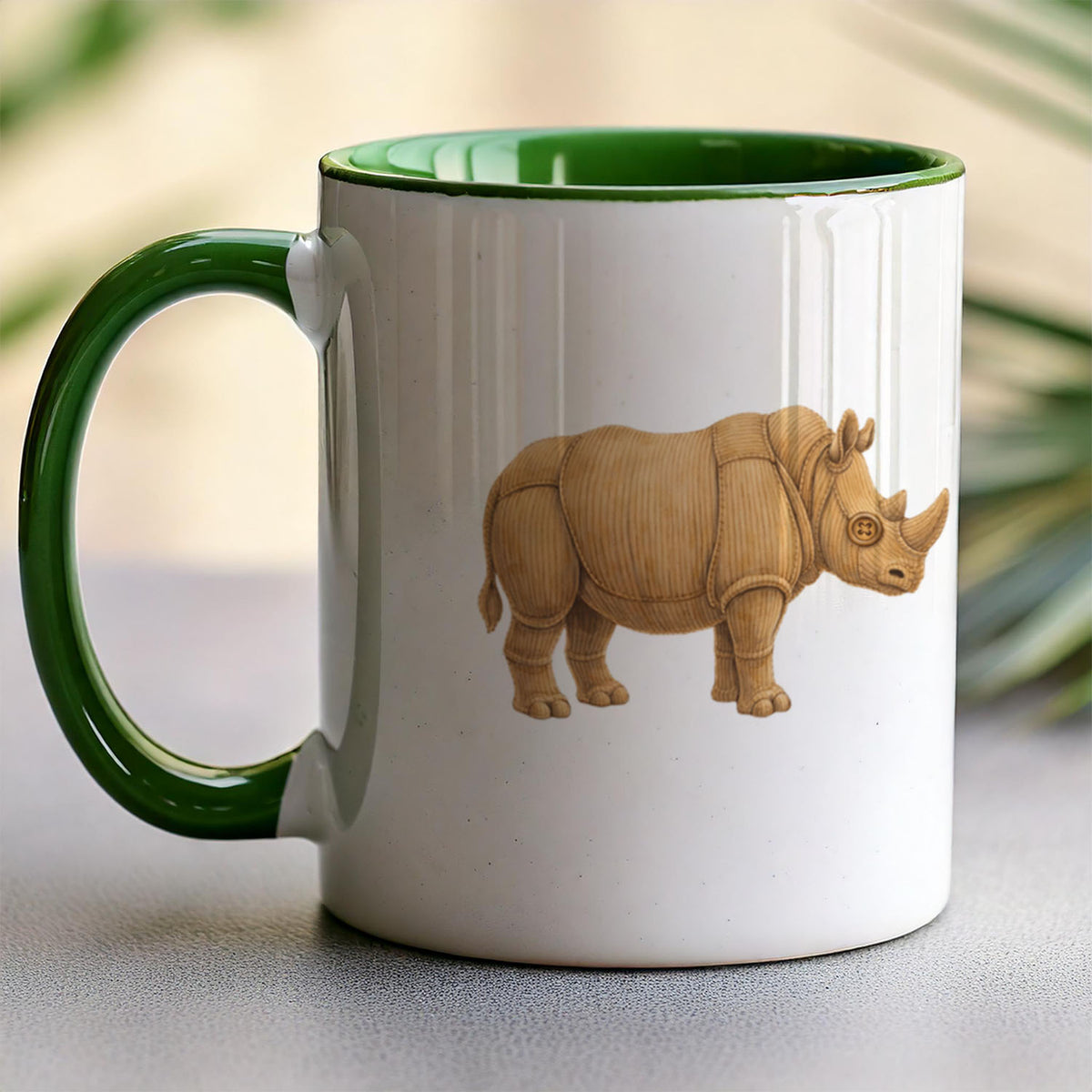 PP-MUG-11OZ-GREEN - Green Ceramic 11oz Mug Mockup