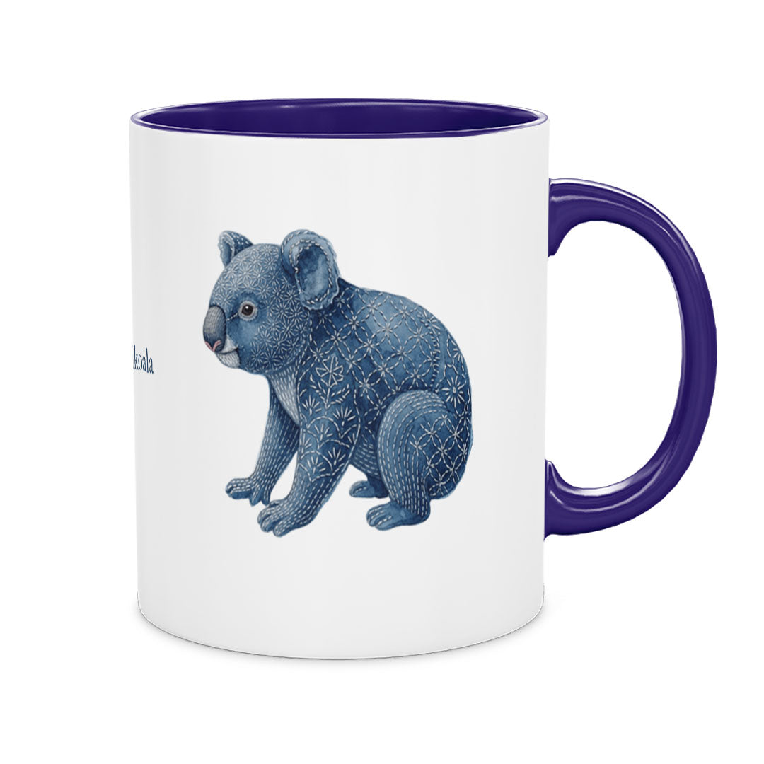 PP-MUG-11OZ-BLUE - Blue Ceramic 11oz Mug Mockup