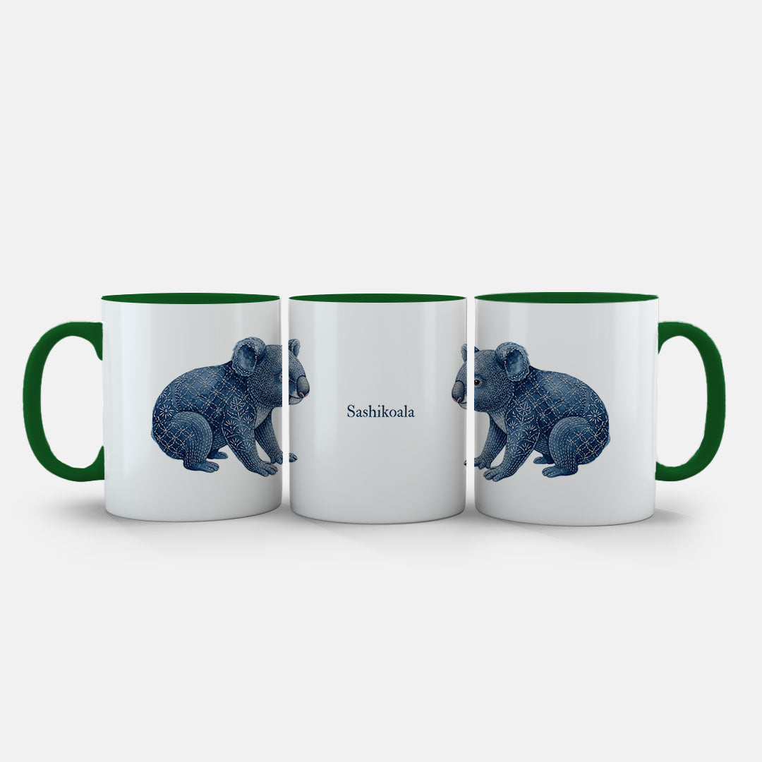 PP-MUG-11OZ-GREEN - Green Ceramic 11oz Mug Mockup