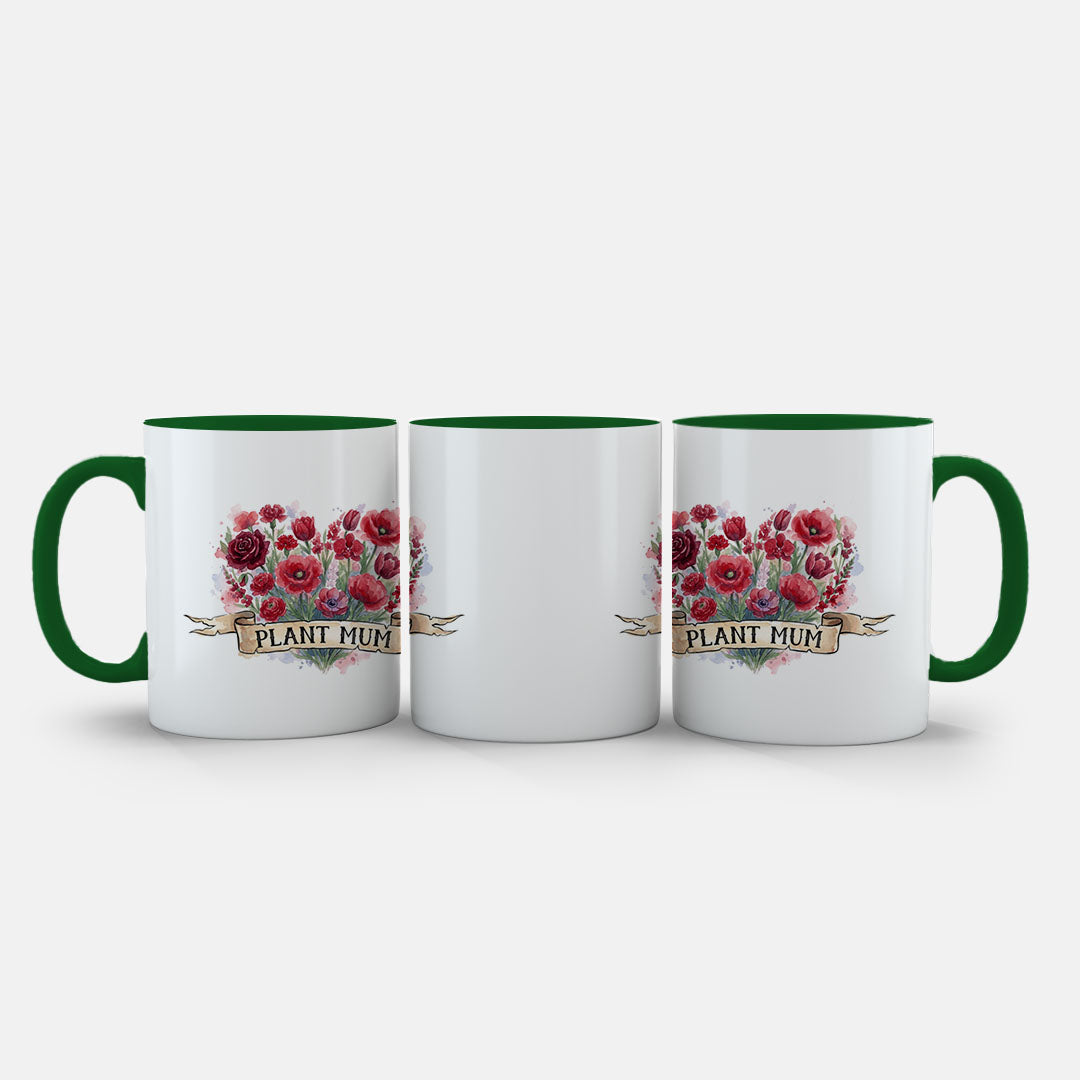 PP-MUG-11OZ-GREEN - Green Ceramic 11oz Mug Mockup