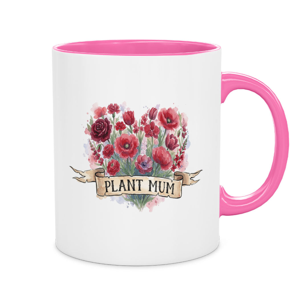 PP-MUG-11OZ-PINK - Pink Ceramic 11oz Mug Mockup