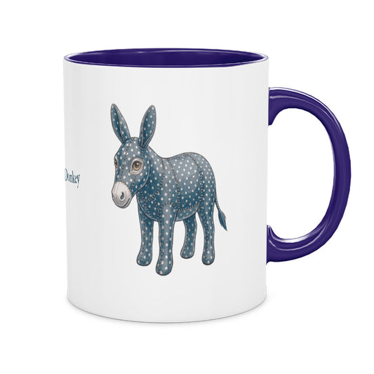 PP-MUG-11OZ-BLUE - Blue Ceramic 11oz Mug Mockup
