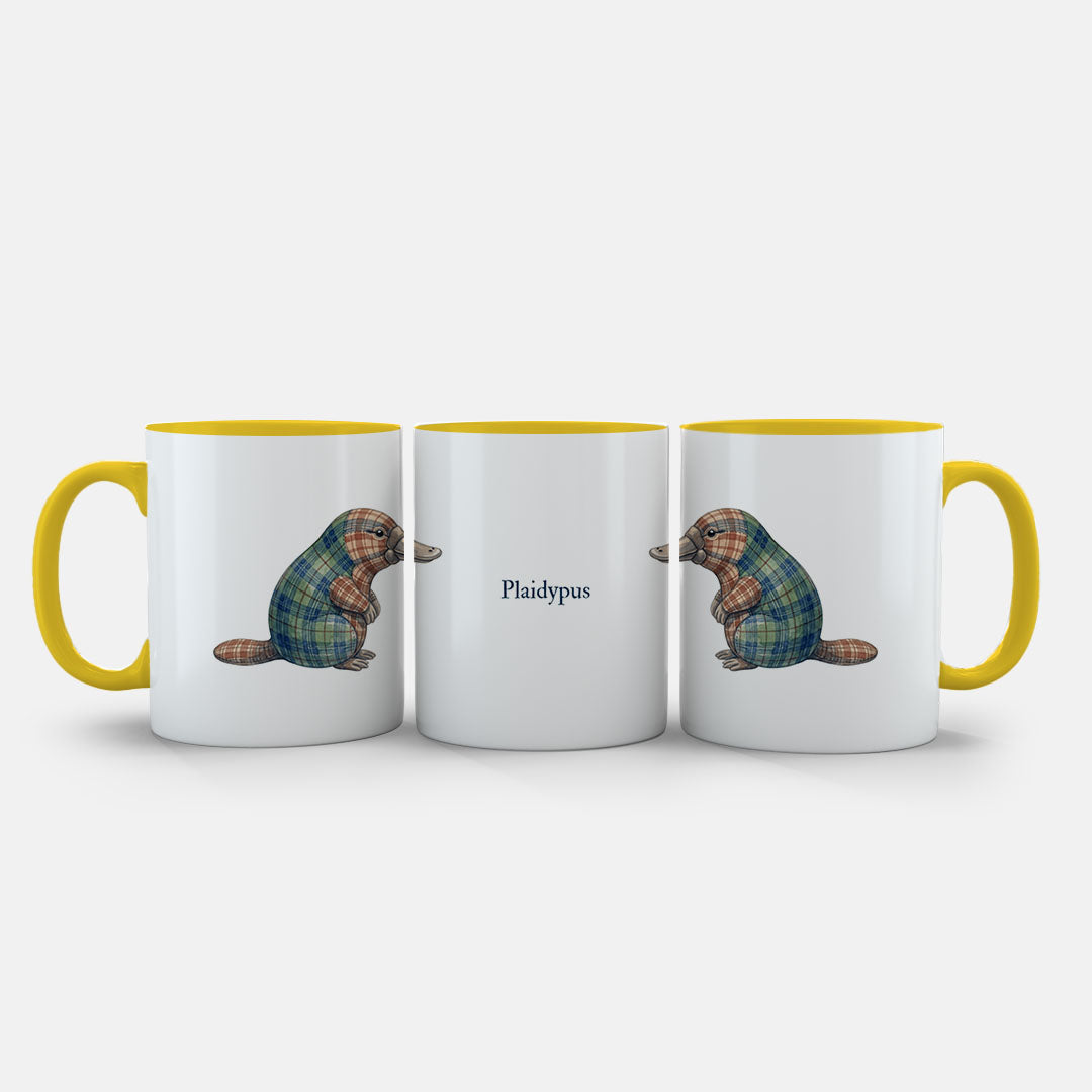 PP-MUG-11OZ-YELLOW - Yellow Ceramic 11oz Mug Mockup