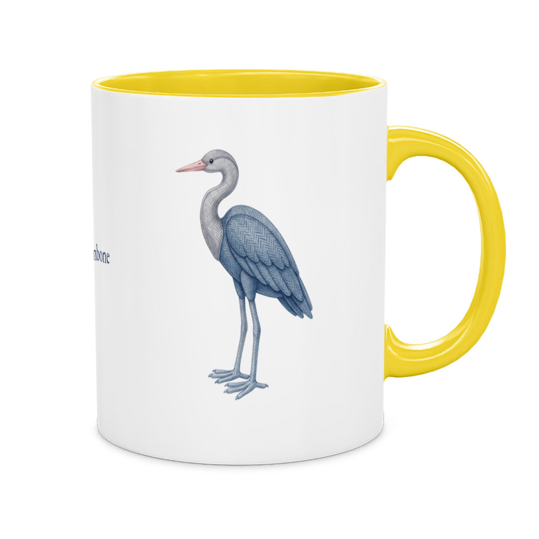 PP-MUG-11OZ-YELLOW - Yellow Ceramic 11oz Mug Mockup