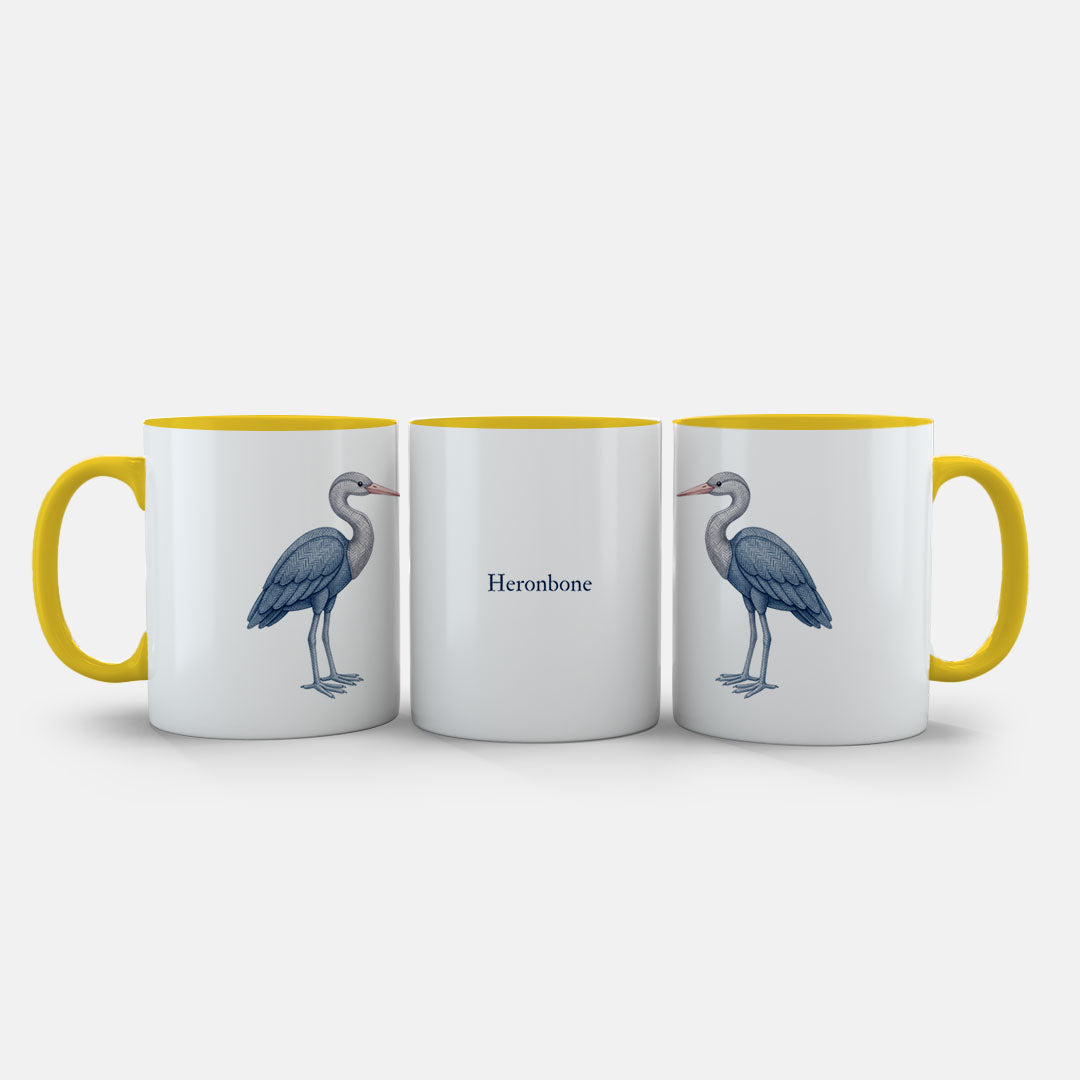 PP-MUG-11OZ-YELLOW - Yellow Ceramic 11oz Mug Mockup