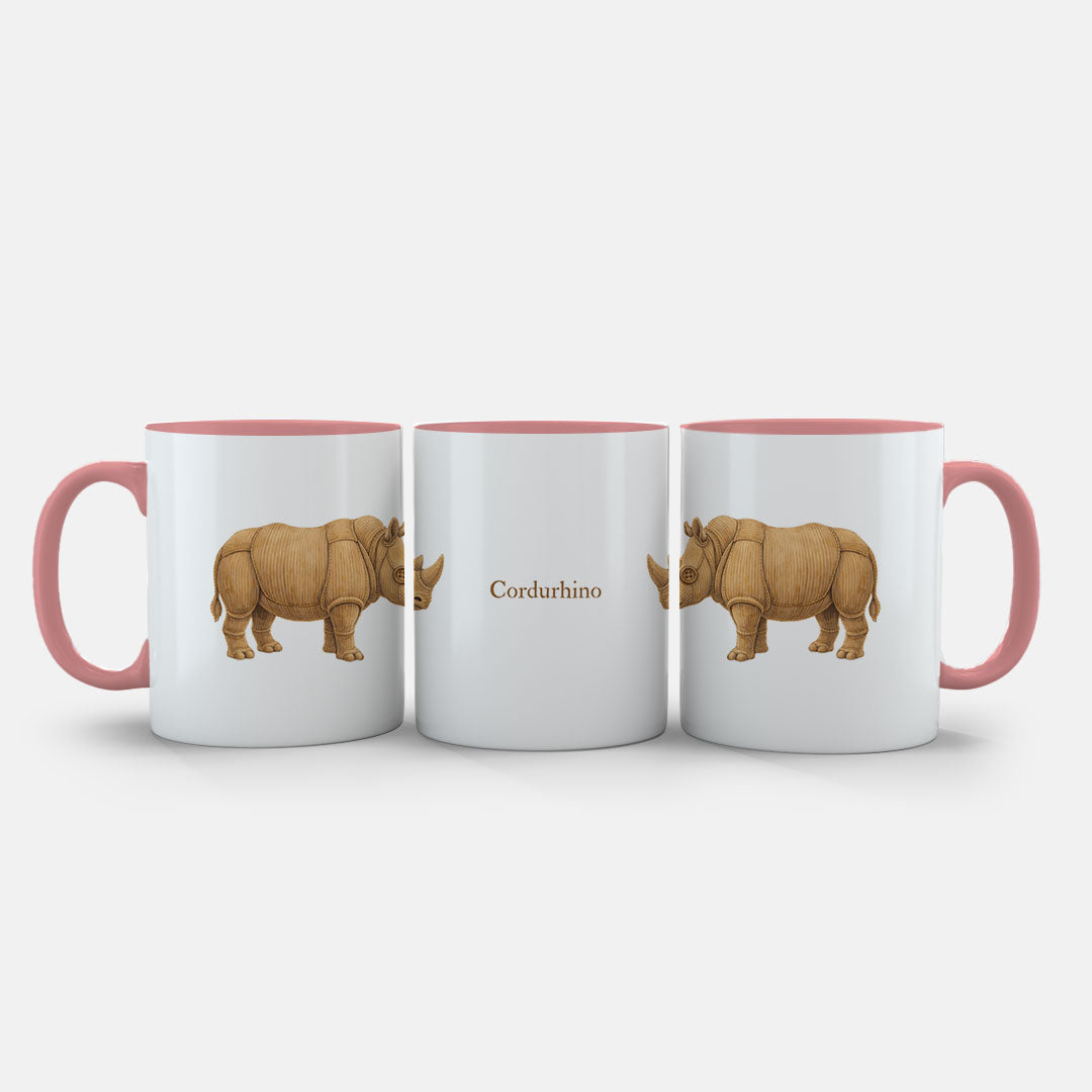 PP-MUG-11OZ-PINK - Pink Ceramic 11oz Mug Mockup