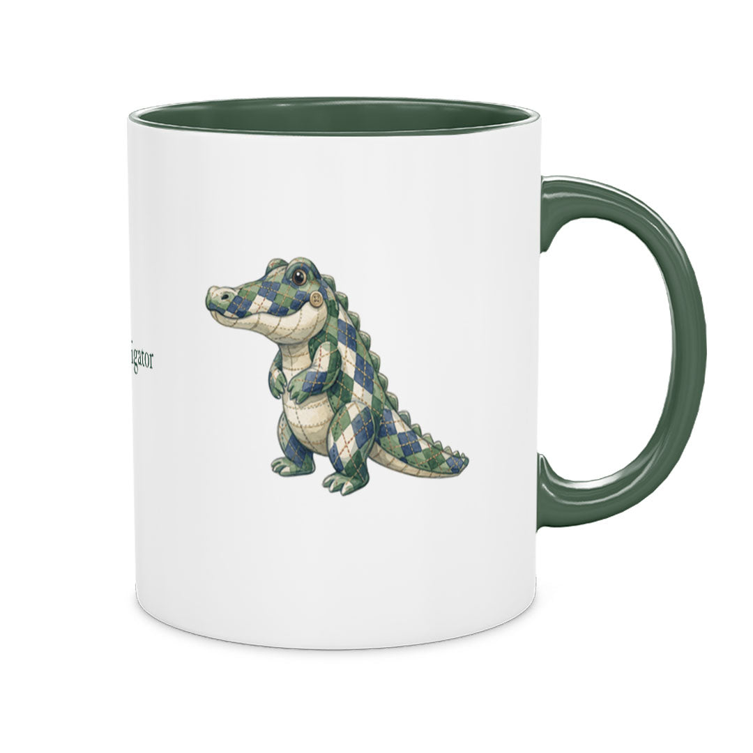 PP-MUG-11OZ-GREEN - Green Ceramic 11oz Mug Mockup