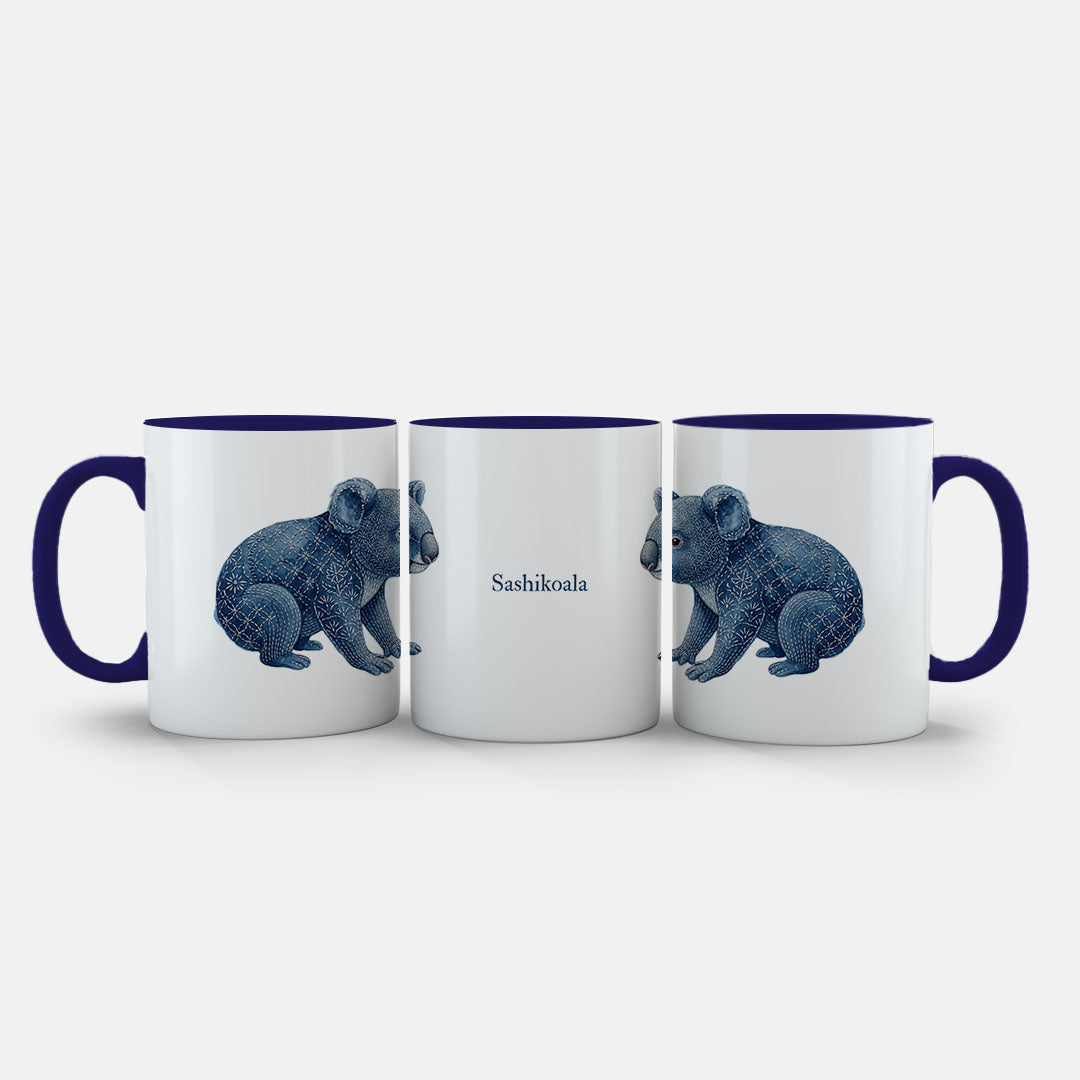 PP-MUG-11OZ-BLUE - Blue Ceramic 11oz Mug Mockup
