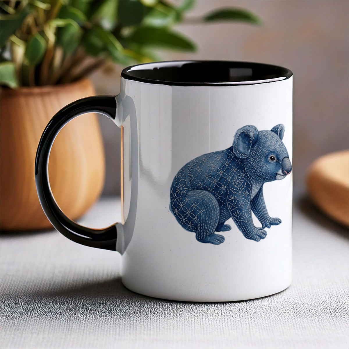 PP-MUG-11OZ-BLACK - Black Ceramic 11oz Mug Mockup