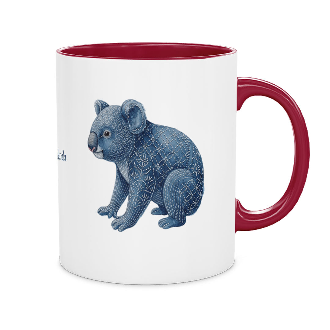 PP-MUG-11OZ-RED - Red Ceramic 11oz Mug Mockup