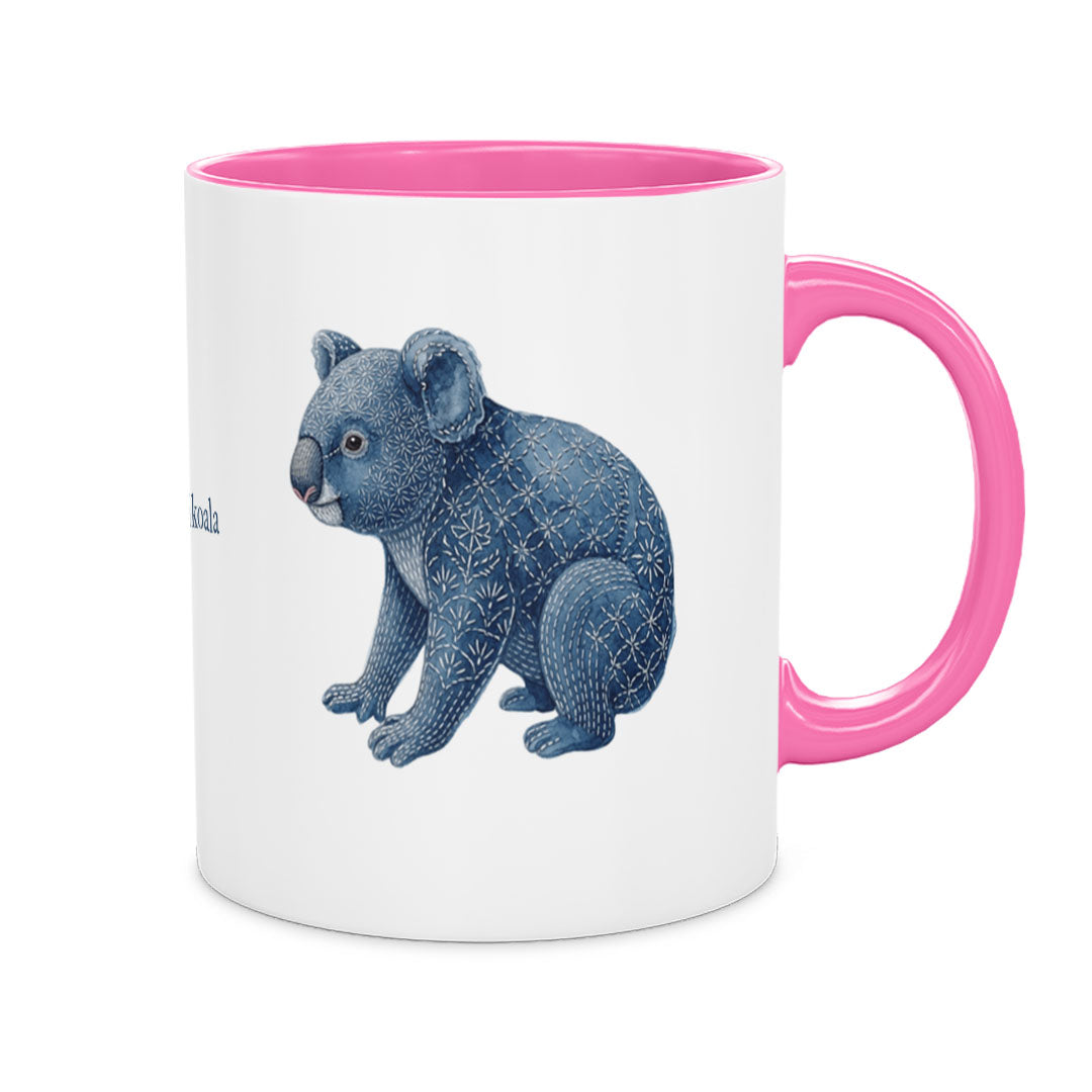 PP-MUG-11OZ-PINK - Pink Ceramic 11oz Mug Mockup