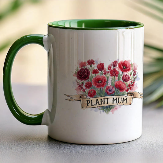 PP-MUG-11OZ-GREEN - Green Ceramic 11oz Mug Mockup