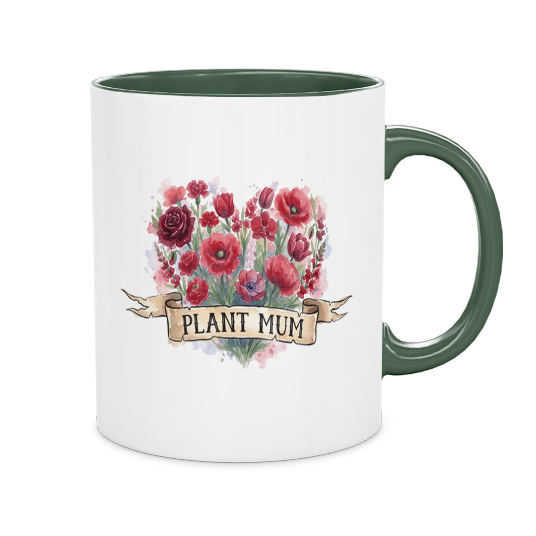 PP-MUG-11OZ-GREEN - Green Ceramic 11oz Mug Mockup