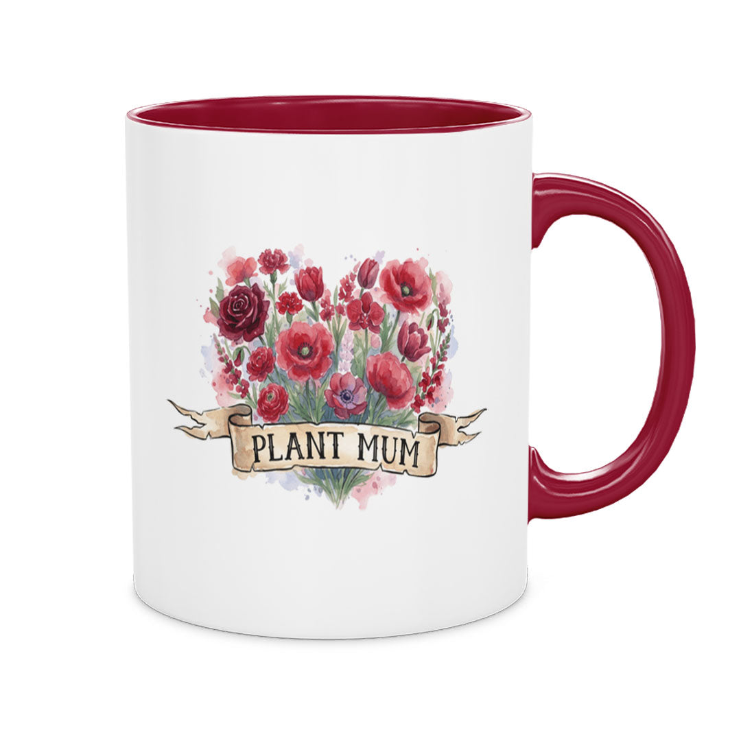 PP-MUG-11OZ-RED - Red Ceramic 11oz Mug Mockup