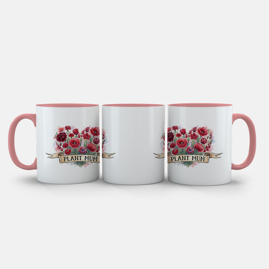 PP-MUG-11OZ-PINK - Pink Ceramic 11oz Mug Mockup