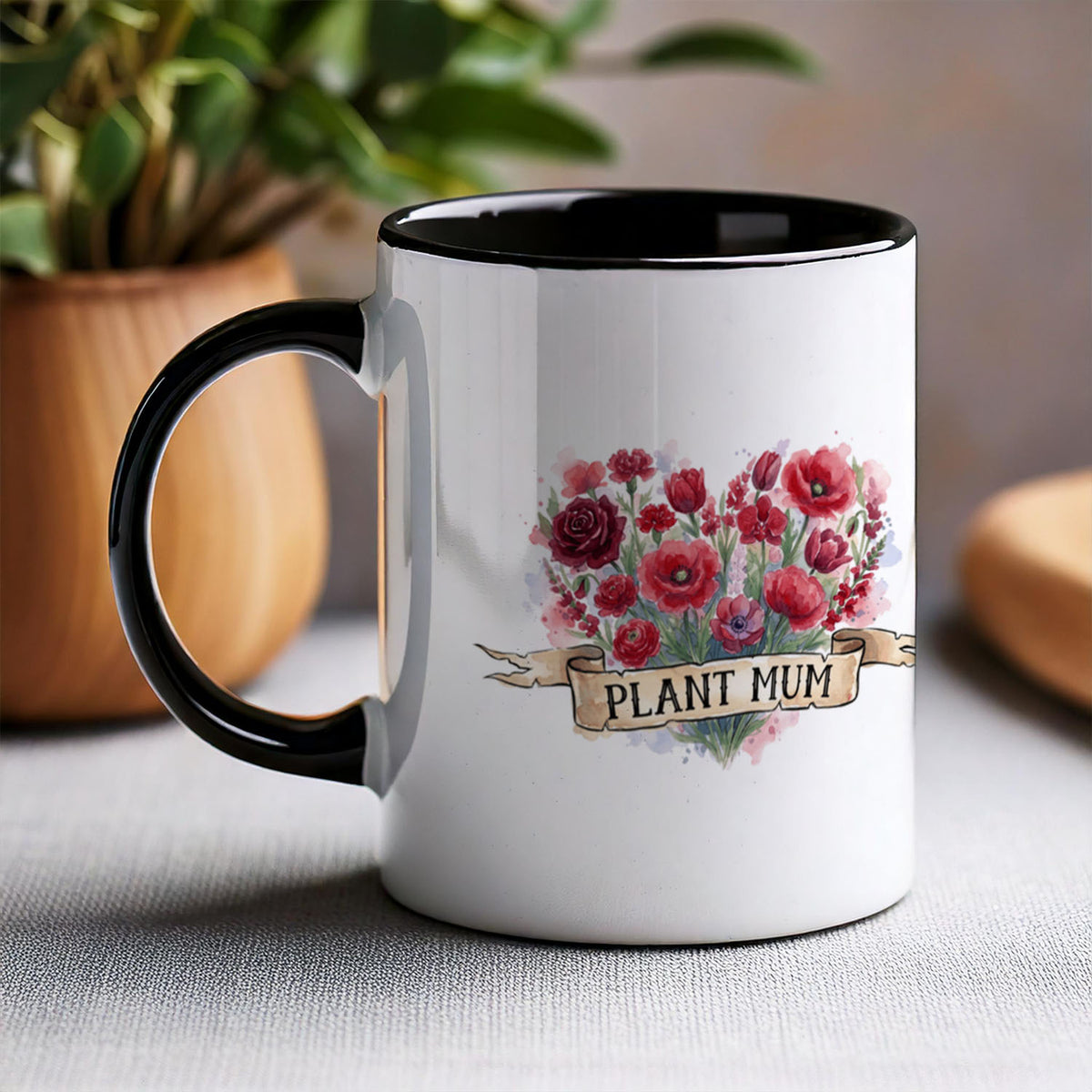 PP-MUG-11OZ-BLACK - Black Ceramic 11oz Mug Mockup