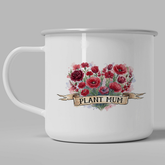 Plant Mum - Enamel Mug
