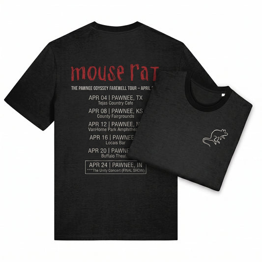 Mouse Rat Pawnee Odyssey Farewell Tour T-Shirt Parks and Rec